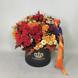 Flowerbox with mix flowers (Autumn edition)
